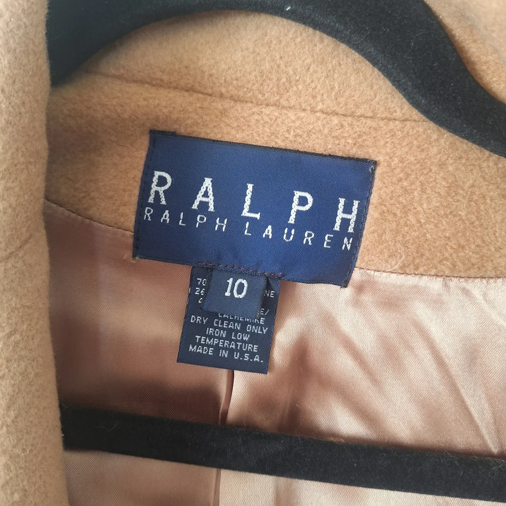 Ralph Lauren Tan Wool Overcoat for Men - Picture 2 of 4